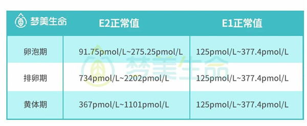 雌激素表