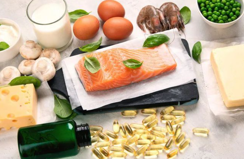 男性食用动物肝脏、植物油