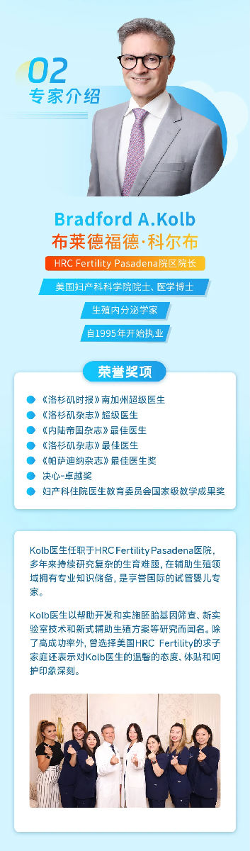 美国试管专家荣誉